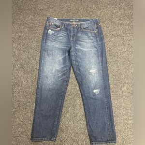 Madewell Vintage Heritage Cropped Jeans Womens Size 29 Distressed Medium Wash